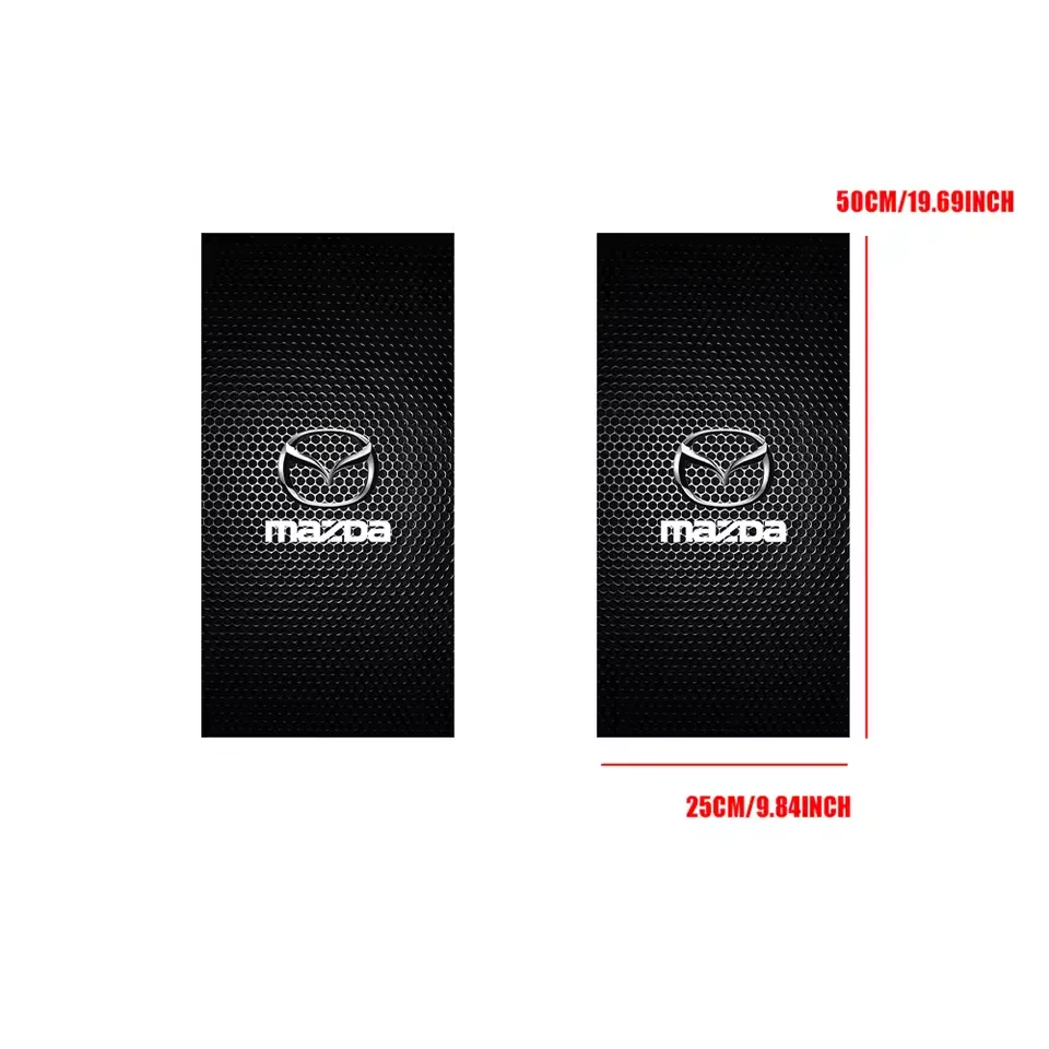 2Pc Car Center Pillar Anti-scratch Protector Films Stickers Auto Parts For Mazda 2 3 4 5 6 7 8 9 323 626 CX-3 MX-5 30 RX-8 Axela