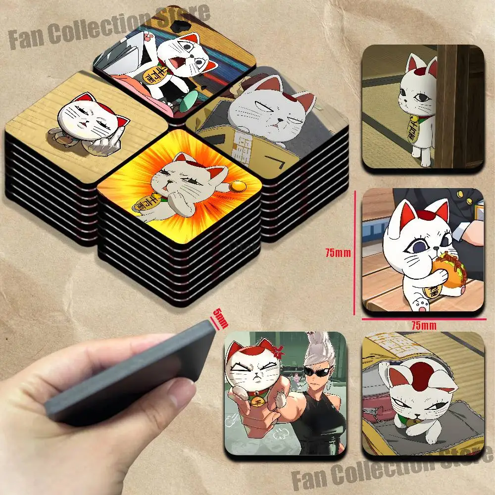 Cat T-Turbo Granny Refrigerator Magnets Cute Cartoon Magnetic Personality Decorations Creative Gifts