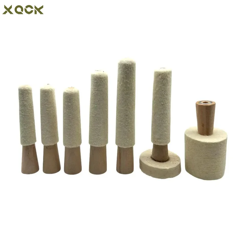 Inside Ring Felt Polishing Stick Bracelet Wool Buffing Rod Jewelry Tools