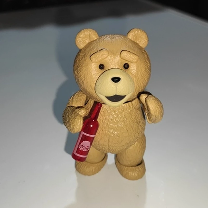 Yamaguchi Style Teddy Bear Ted2 Profanity Revoltech No.006 Bear Cheap Bear Joint Movable Model Doll Toy Figurine Kids Xmas Gifts