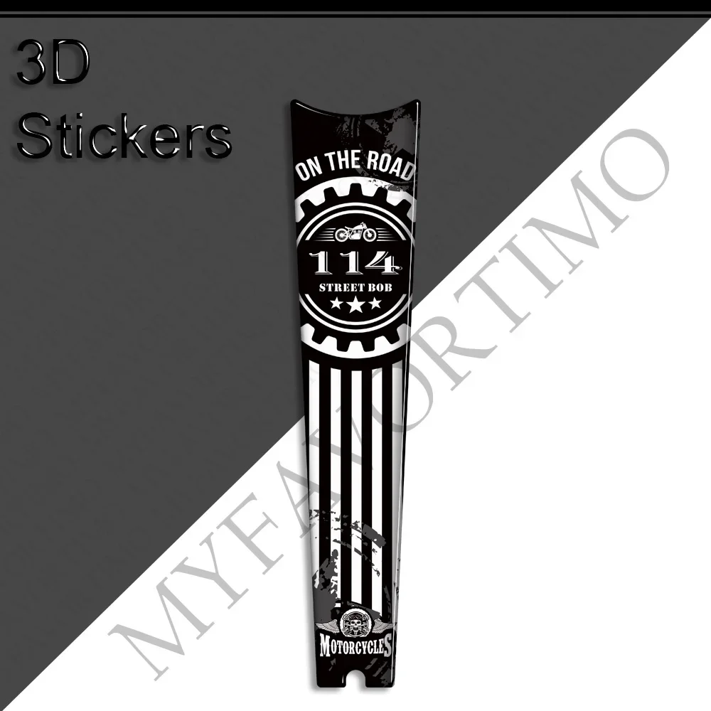 

Motorcycle For Harley Davidson Street Bob 114 Stickers Decals Protector Knee Side Grips Gas Fuel Oil Kit Tank Pad