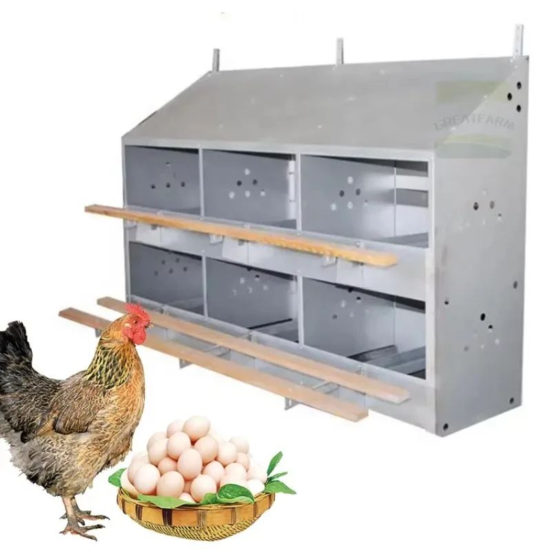 Nest House Hen Laying 12/24 Holes Poultry Farm Chicken House Nest Box Egg Laying Nest for Animal Use and Supplies
