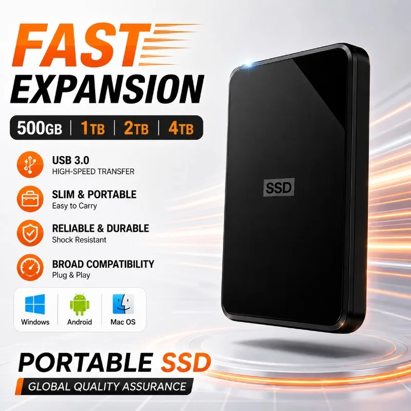 2.5" Elements External Hard Drive USB3.0 High Speed Trans Mission Portable HDD 1TB 2TB 4TB E Xternal Storage Disk For Notebok PC