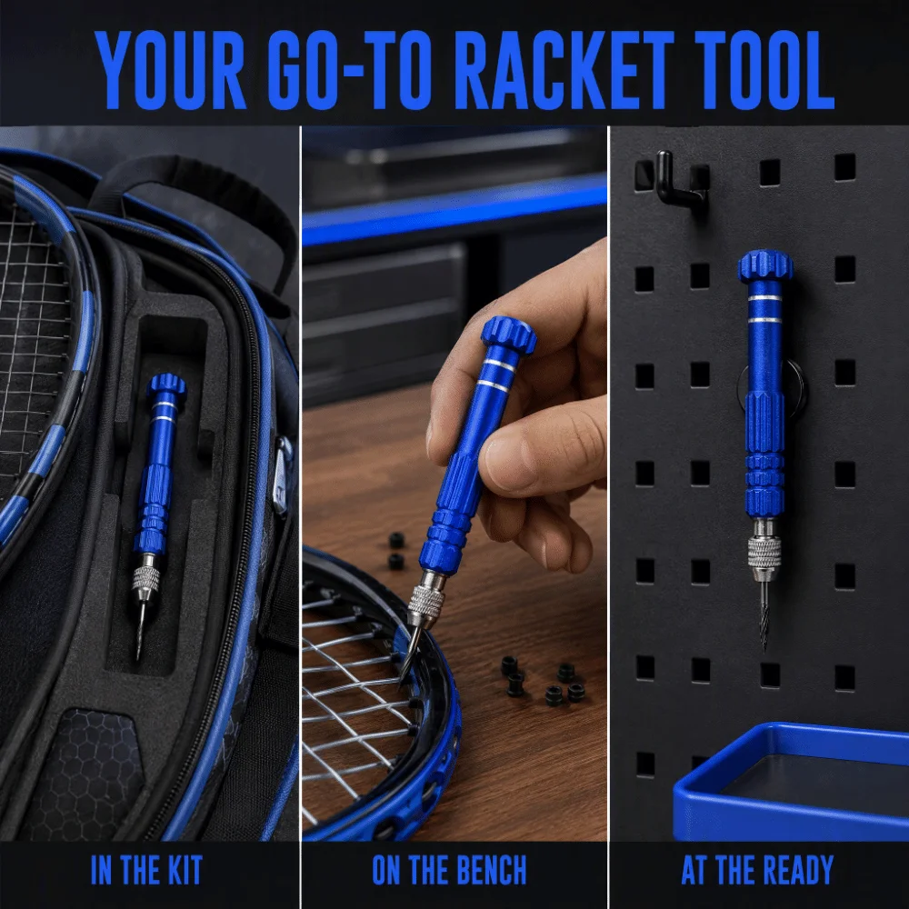 Grommet Remover Head Grommet Remover Tool Stringer Compatible Design Handheld Tool Racket Stringer Tool