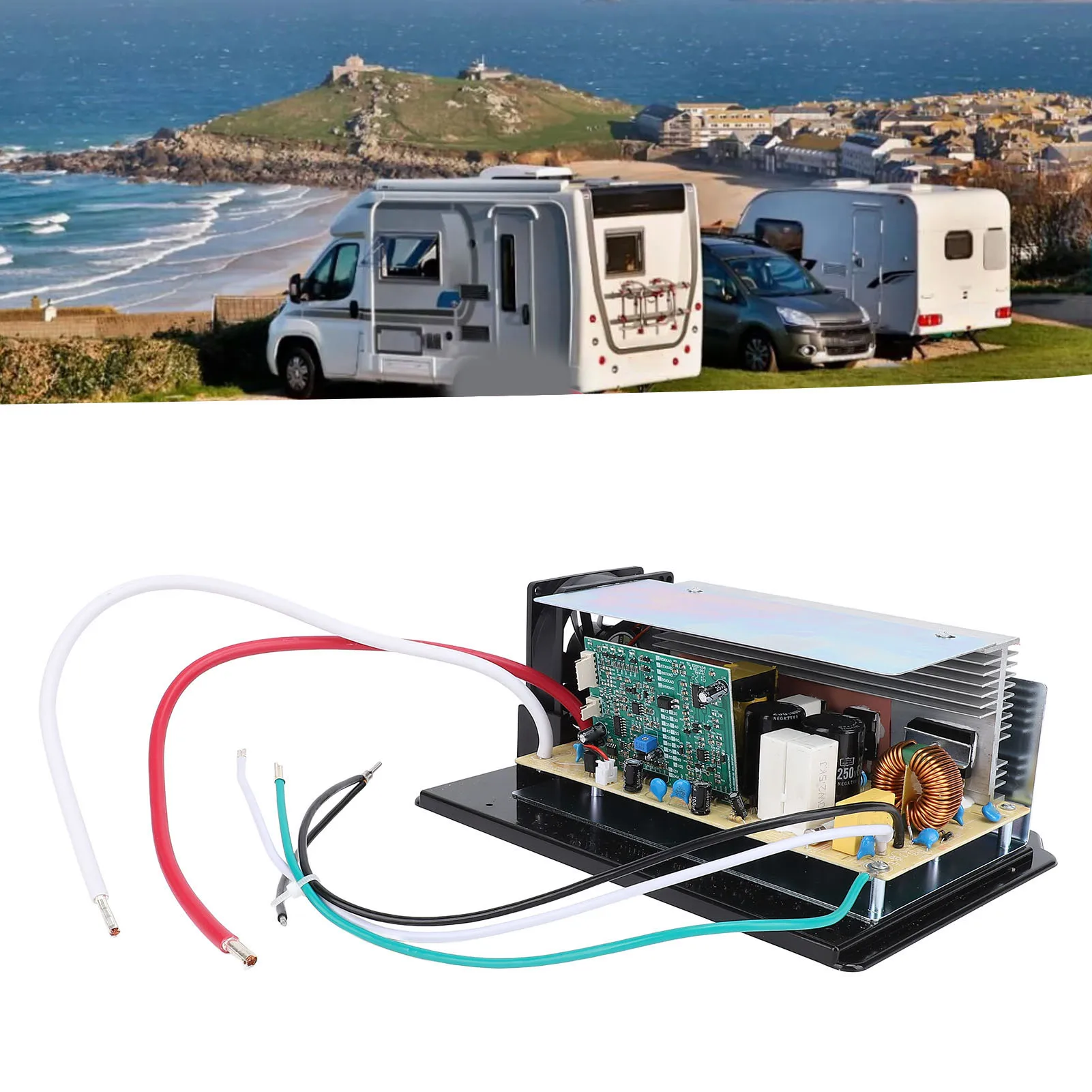 

RV Power Converter WF-8955-AD-MBA with Automatic Recognition Lead Acid and Lithium Batteries for WF-8955 and Parallax 7155