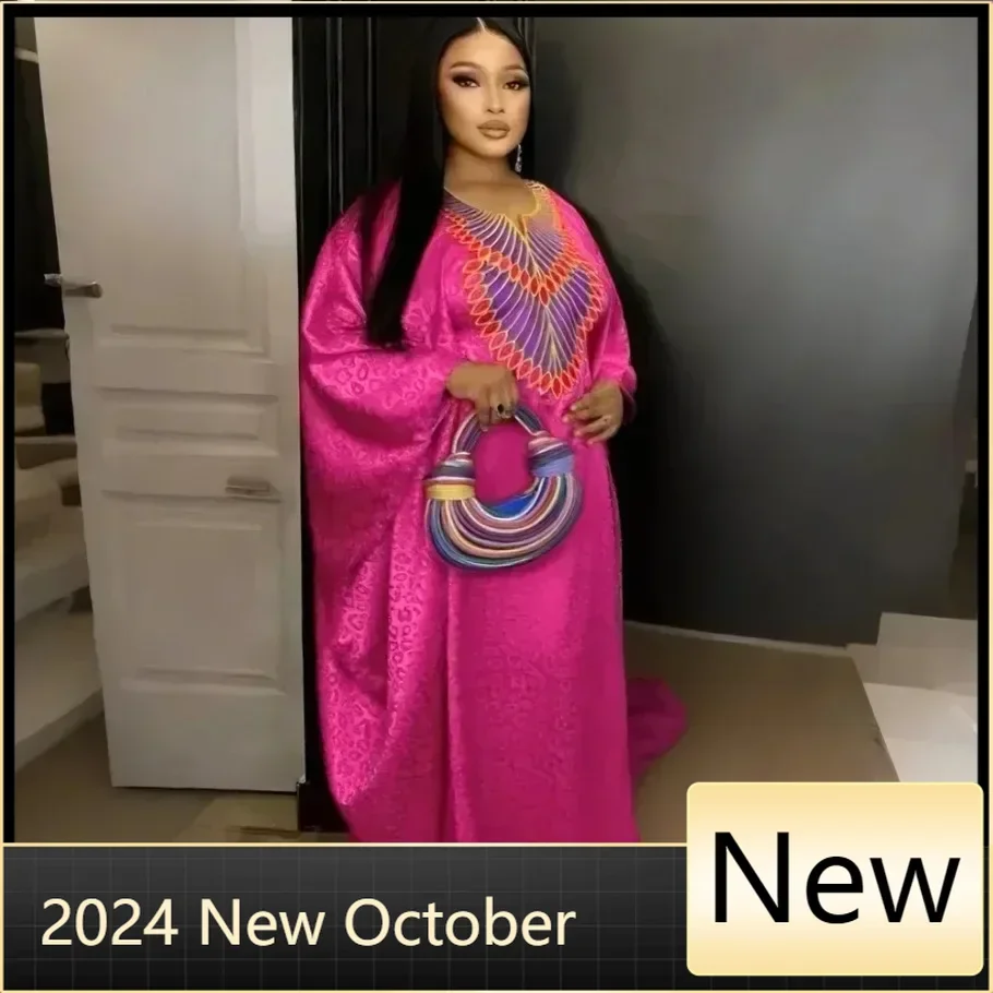 Abayas For Women Dubai Luxury 2024 African Muslim Fashion Dress Caftan Marocain Evening Party Dresses Boubou Robe Djellaba Femme