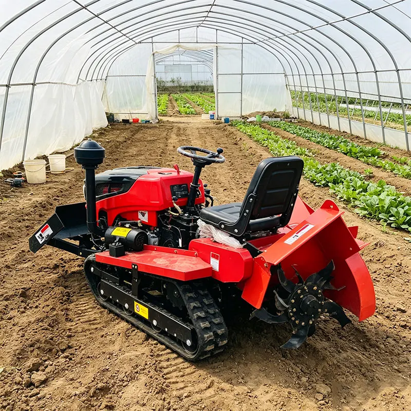Customized Crawler Cultivation Machine 25HP Paddy Mud Harrow Dry Field Deep Tillage Straw Return Implement