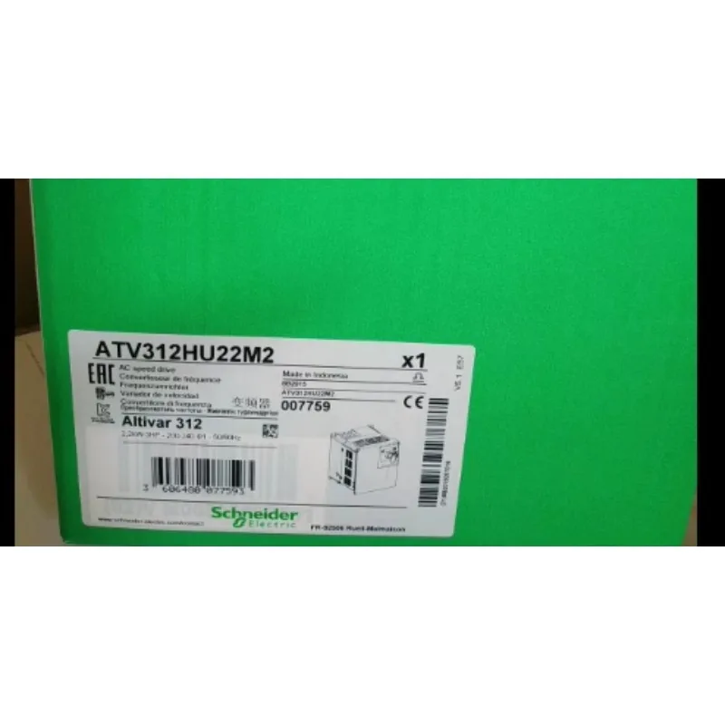 Schneider ATV312 series inverter ATV312HU22M2 new original