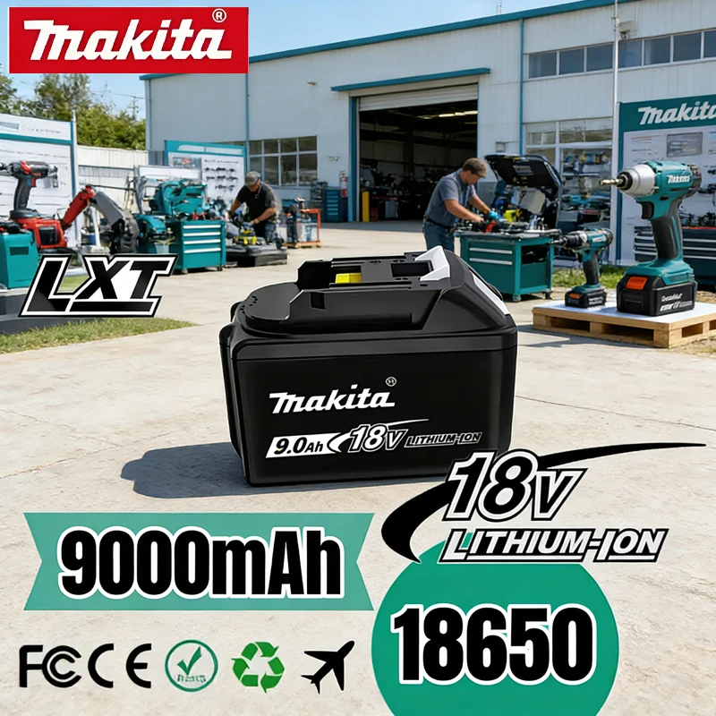 

100% original makita battery, 18v Tools Lithium Battery 6Ah/5Ah 9Ah for makita DTW700 DDF487 DTD173 DGA404 HR140D DJV182