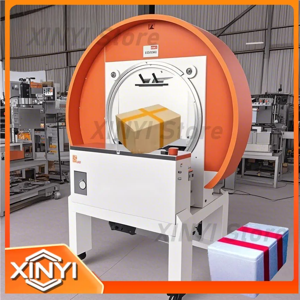 Auto Box Taping Carton Wrap-around Sealing Machine for Semi Automatic Case Carton Box Taper Sealer Wrapping Machine for