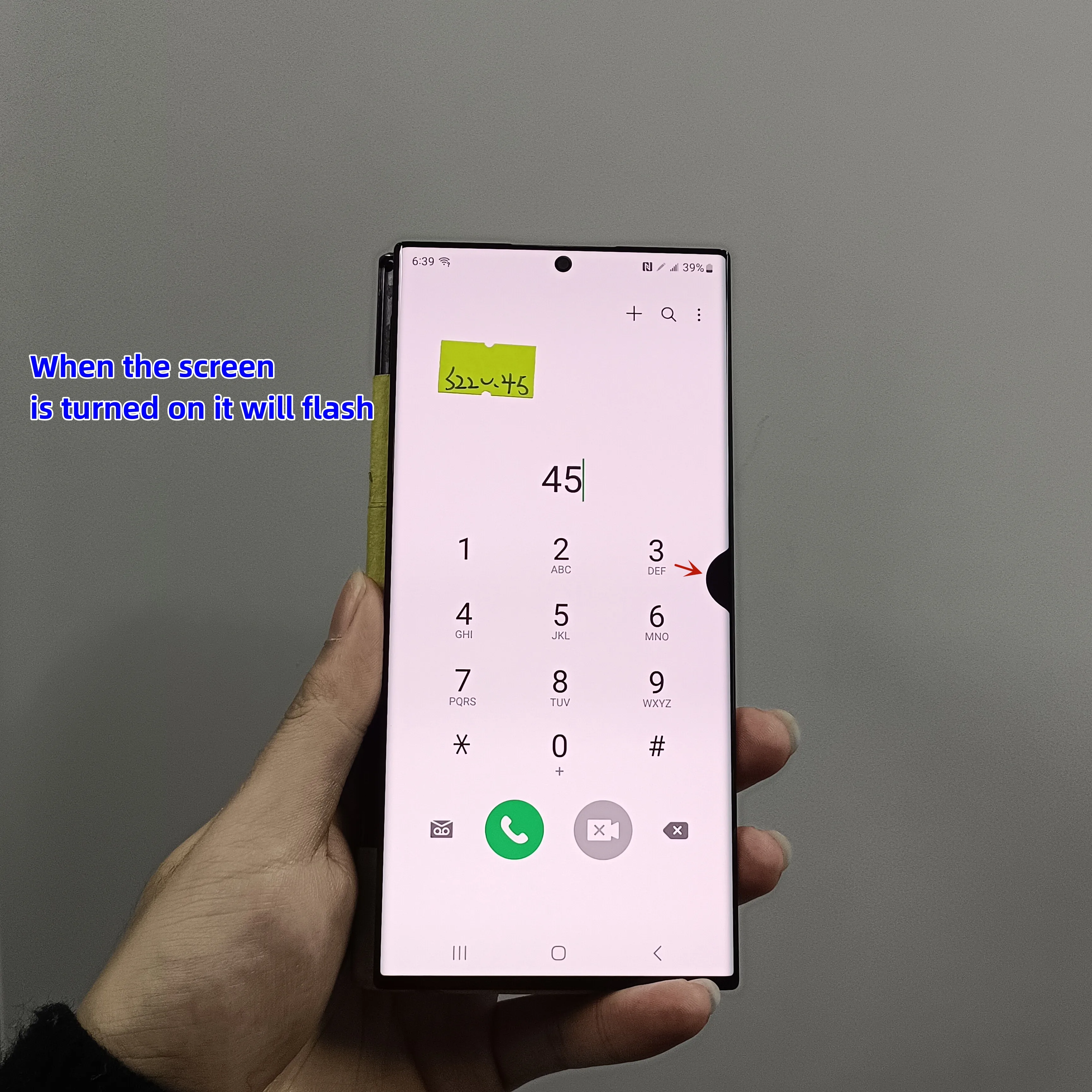 Экран 6,8 ''для Samsung Galaxy S22 Ultra Lcd S908 S908b S908u, стеклянный дисплей с дигитайзером в сборе с дефектом для S22 Ultra Lcd