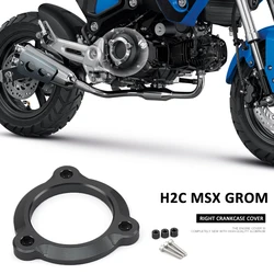 Engine Case Crash Slider Protector For HONDA H2C MSX GROM 2020 - 2022 Motorcycle Accessories Crankcase Cover Guard H2C Msx Grom