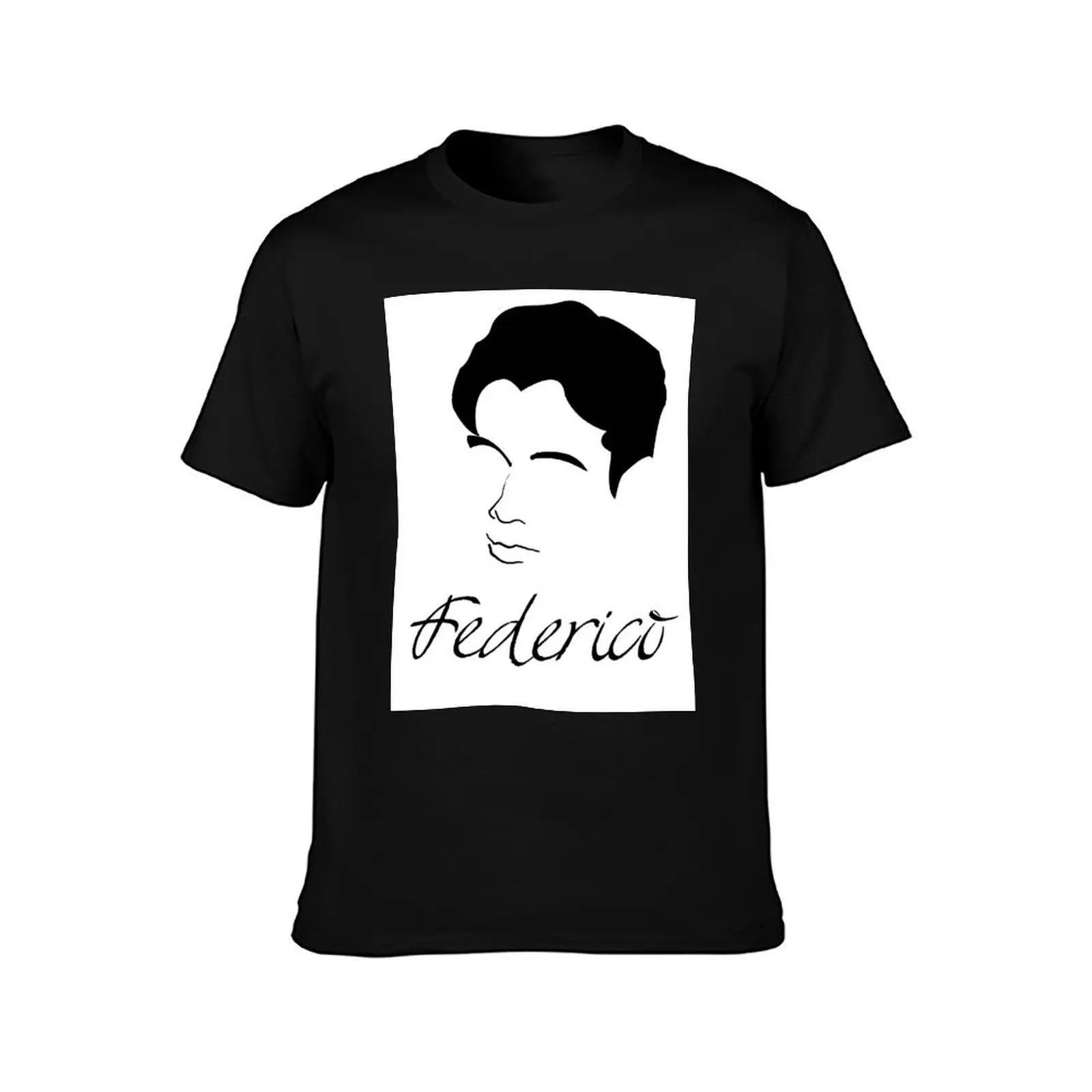 Federico García Lorca T-Shirt man t shirts for men T-Shirt