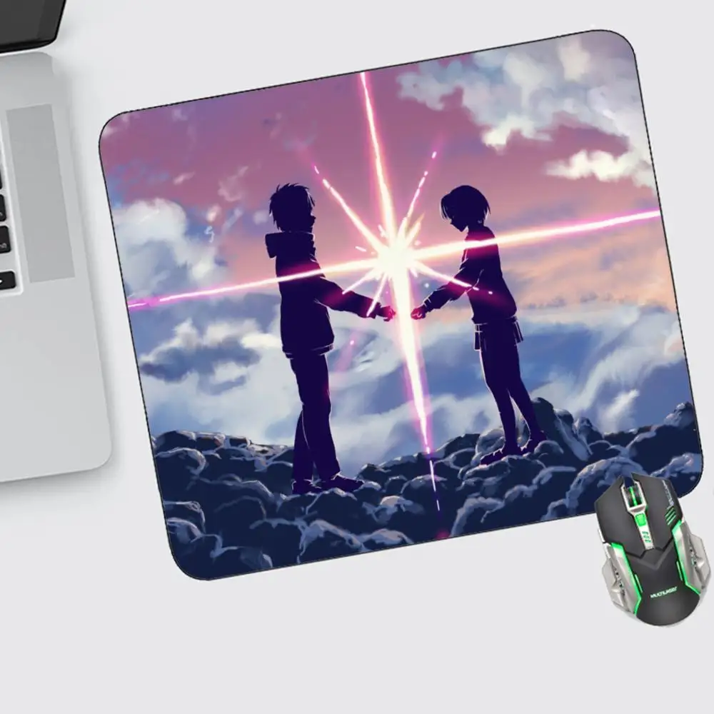 

Anime Your Name Mouse Pad Small Gaming Accessories Keyboard Computer Offices Desk Mat Pc Gamer Non-slip Rubber Mousepad