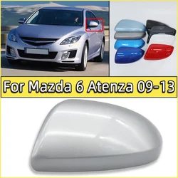 For Mazda 6 Atenza GH 2009 2010 2011 2012 2013 Car Door Rearview Mirror Cover Cap Carbon Shell Housing High Quality Painted