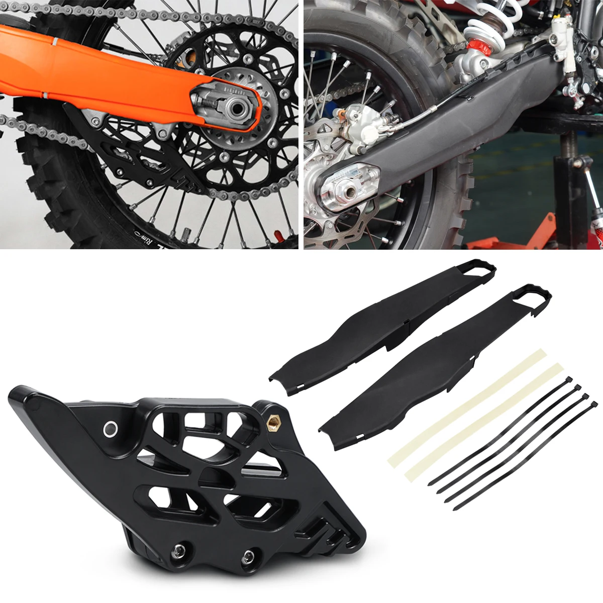

2024 For Husqvarna TE 300 FE 350 FE 450 For KTM EXC 300 EXCF 350 SXF 450 Swingarm Cover Rear Chain Guide Guard For GasGas EC 300
