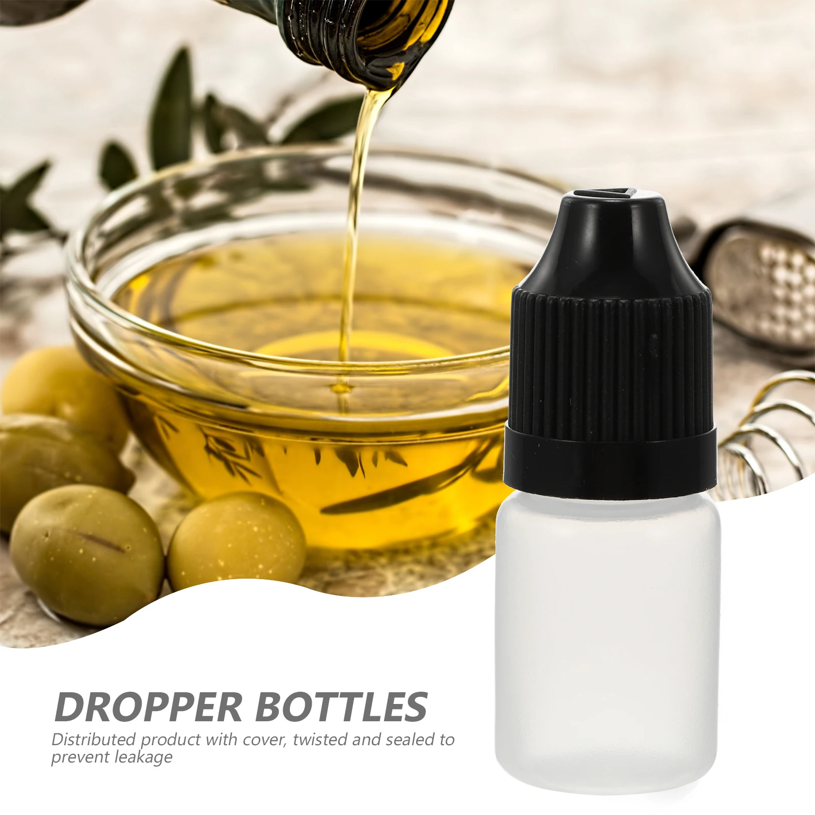 

20 Pcs Squeeze Bottles Plastic Empty Air Small Dropper Dropping Squeezable Travel