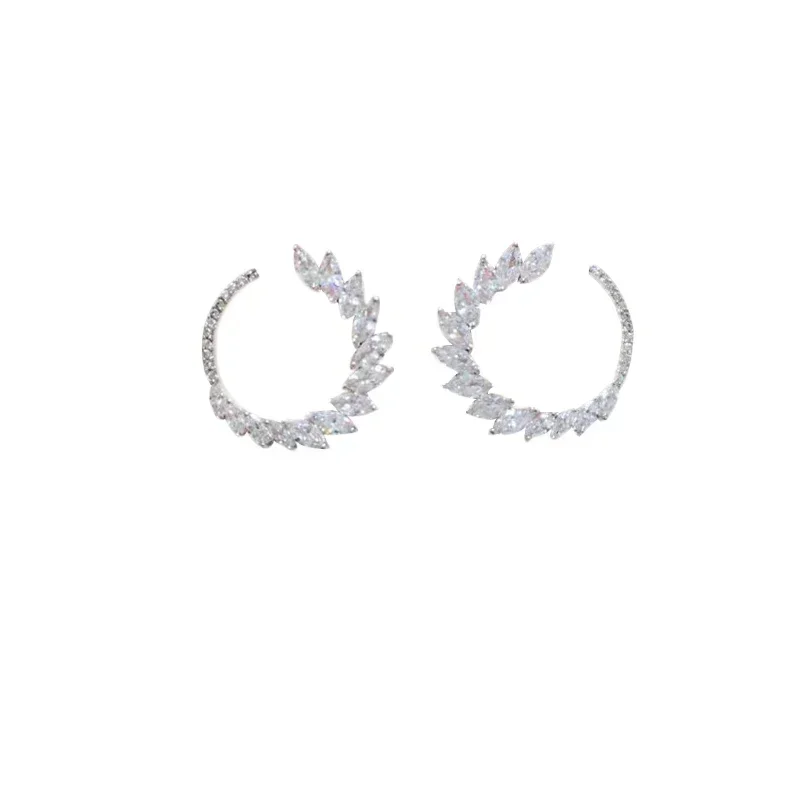LI KI High Quality 925 Silver Gear Earrings With Stylish And Elegant  Jewelry As A Gift For Friends - view 5