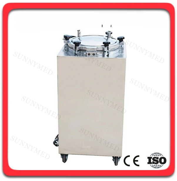 T016 Stainless Steel Vertical Pressure Steam Sterilizer Autoclave 50l portable medical class b autoclave sterilization machine