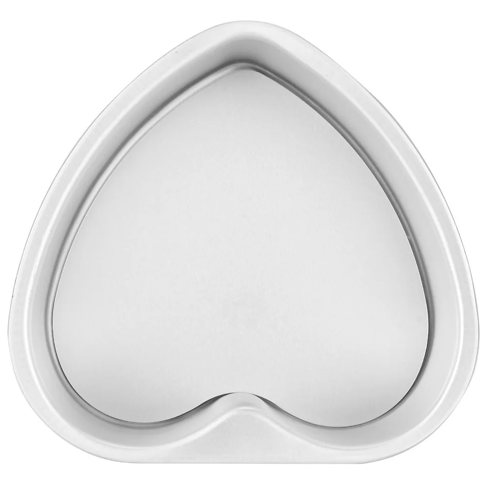 Aluminum Alloy Aluminum Cake Pan Heart Shape Loose Base Heart Cake Tin Smooth Surface Anodized Chiffon Cake Mold Cake Dessert