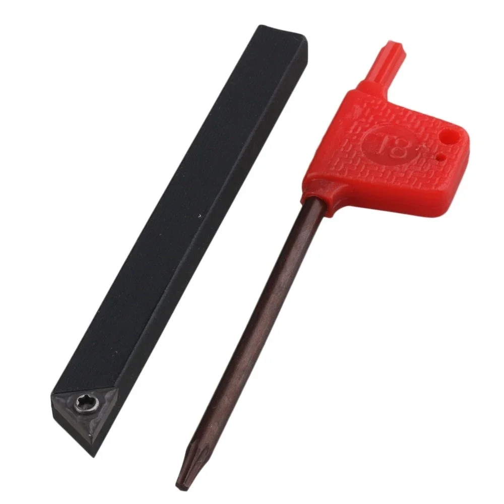 

Левый 45. ° Стальной держатель инструмента для токарного станка 6x8 мм, токарный на 90 градусов для цилиндрических заготовки