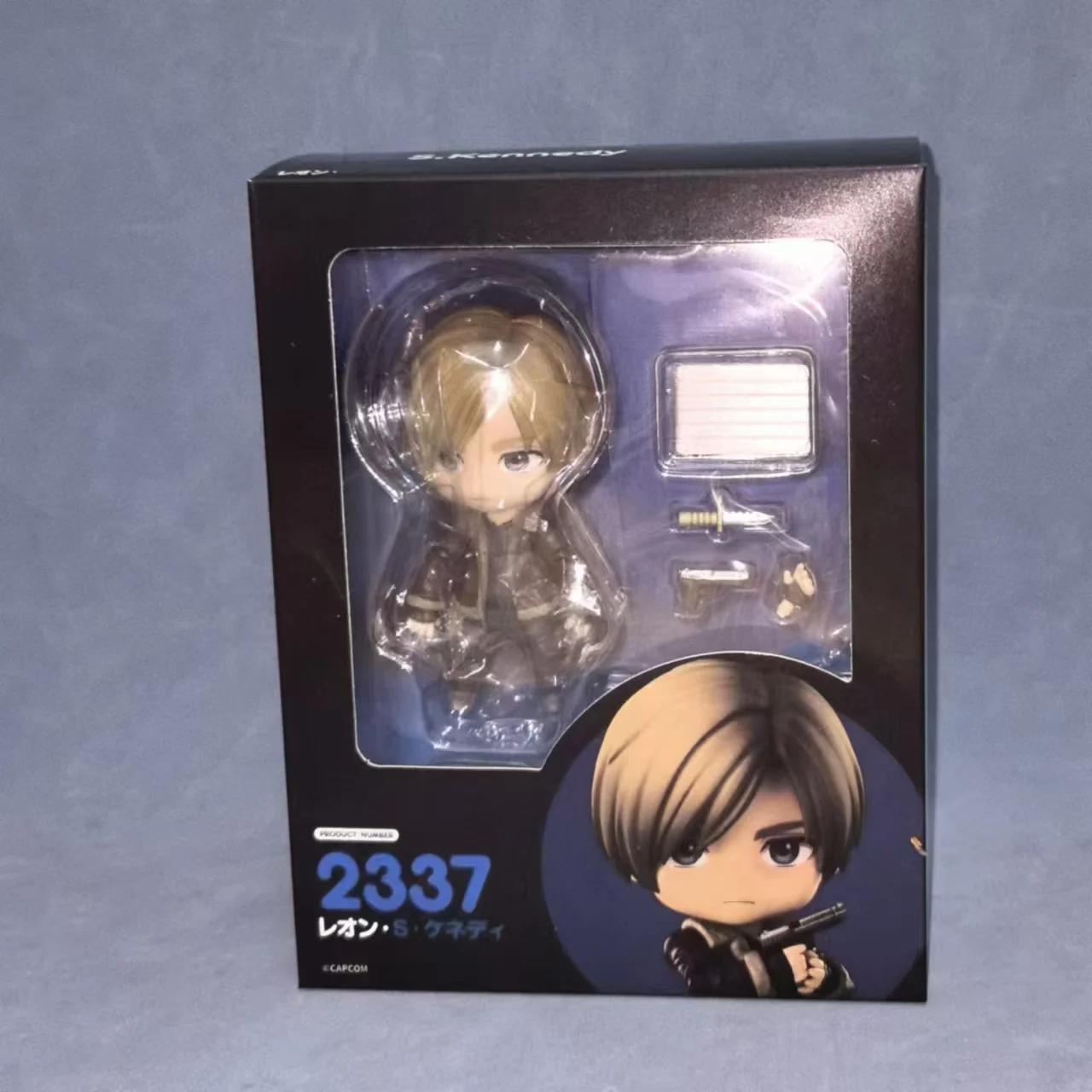 10Cm IN Stock Original Resident Evil 4 Remake 2337 Leon S. Kennedy Q Version Action Dolls Anime PVC Model Kid Birthday Toy Gift