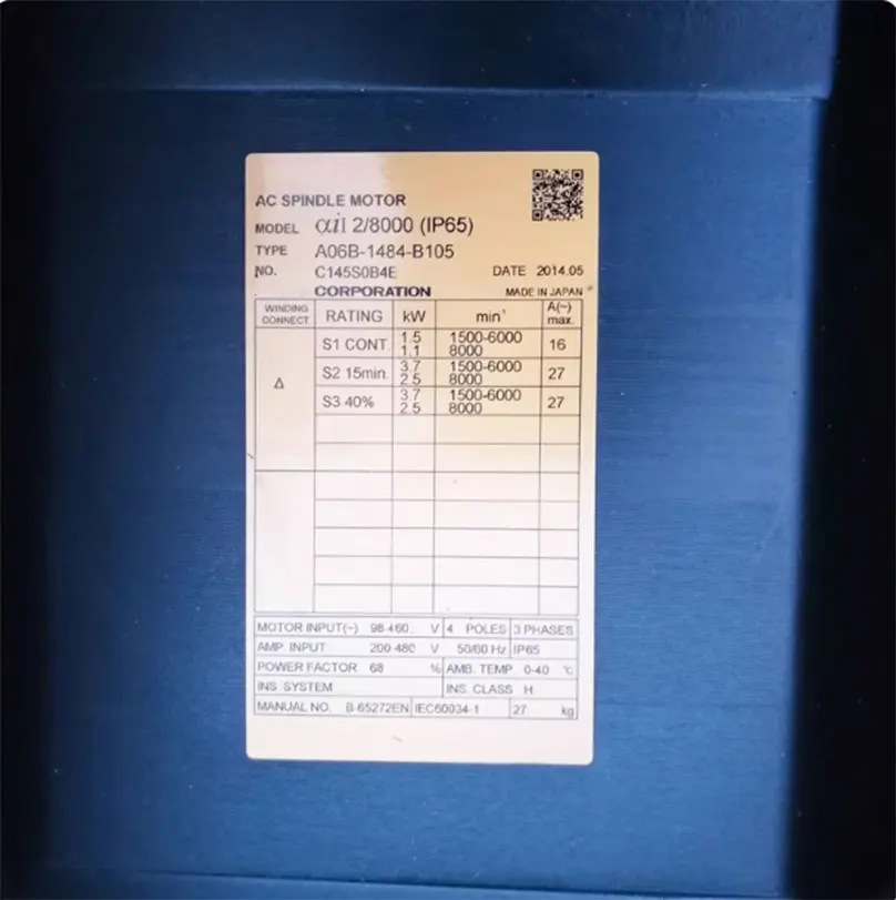 Brand new A06B-1453-B150 A06B-1458-B101 A06B-1460-B901 A06B-1474-B128 A06B-1484-B105 One-year warranty