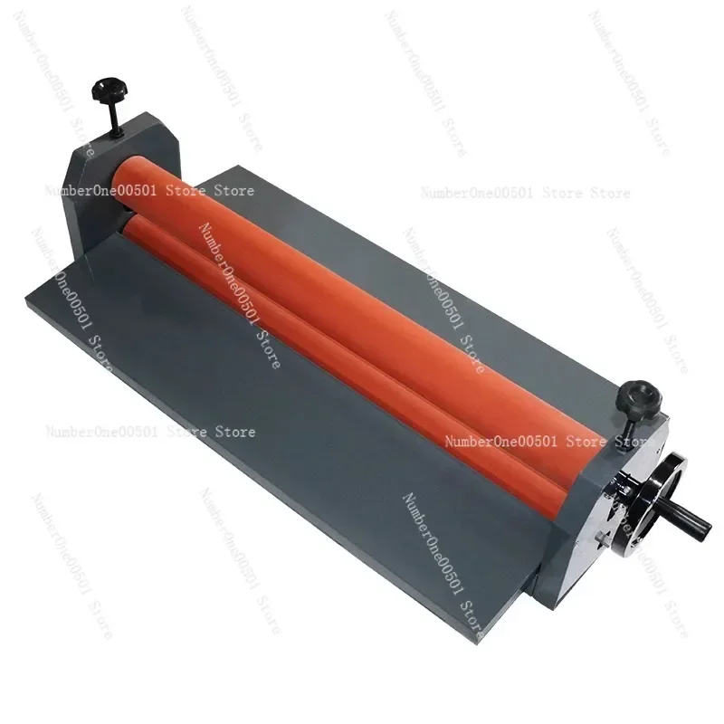 65CM Wide Manual Cold Laminating Machine Hand Crank PVC Photo Film Applicator for Poster Artwork Document Protection Covering