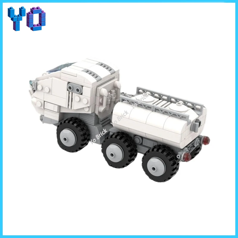 Realistic 6x6 Moon Rover Building Block Set, Planet Surface Exploration Vehicle Model, Perfect DesktopDecorationGiftforSpaceFans