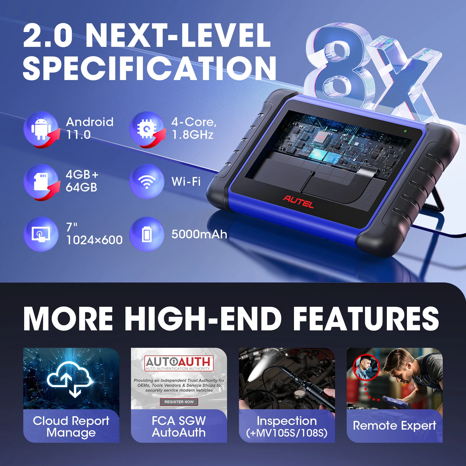 Picture 7: Autel MaxiIM IM508S IMMO Key Programmer Auto All System Diagnostic Scanner IM508S Pro Key Fob Programming Tools