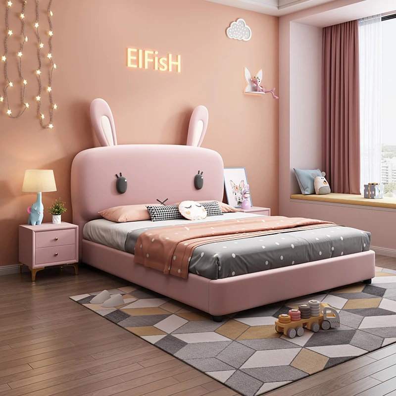 #High Quality Cartoon Deluxe Wooden Bedroom With Cartoon for Children Kids  Beds for Boys and Girls