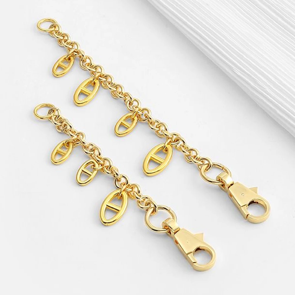 Bag Charms for Handbags Luxury Design Luxury Bag Extension Chain for Lengthening Shoulder Straps with Crossbody Chains