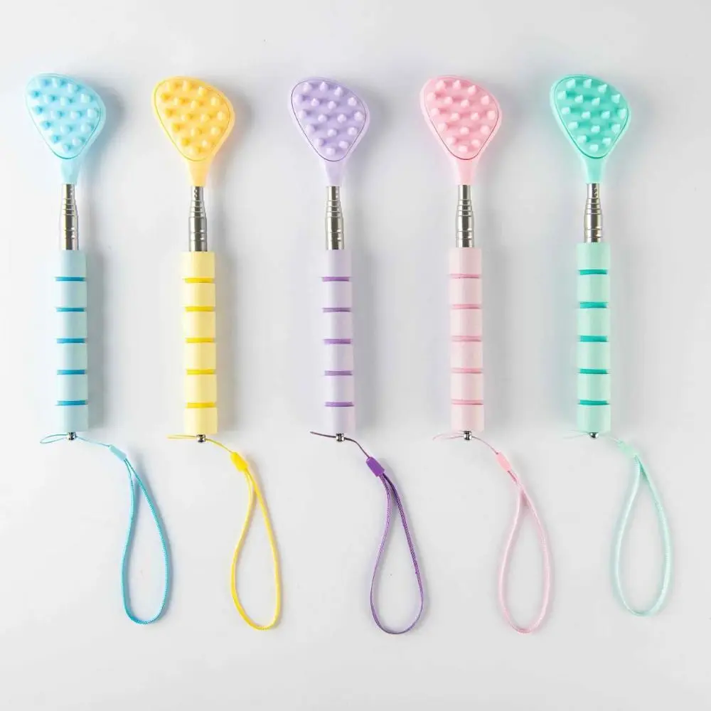 

New ABS Cactus Back Scratcher Extendable Telescoping Telescoping Itch Massage Two Size Spikes Foam Handle Itch Stick Men Women