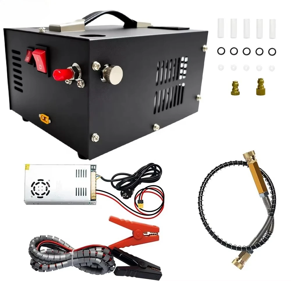 30MPa 4500 PSI High Pressure Air Compressor Oil-Free  Multi-Voltage for Scuba Diving-dive Tanks