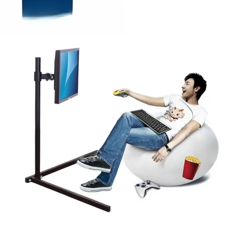 Visual ear picking equipment, mobile floor display bracket, pedicure bracket, universal telescopic medical sofa bracket