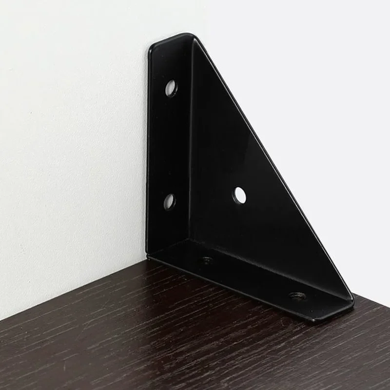 ซ่อมแซมขายึดโค้ดมุมสามเหลี่ยมฉากขวา 12 ชิ้น ใช้สำหรับรองรับและเสริมมุมตู้และเตียง