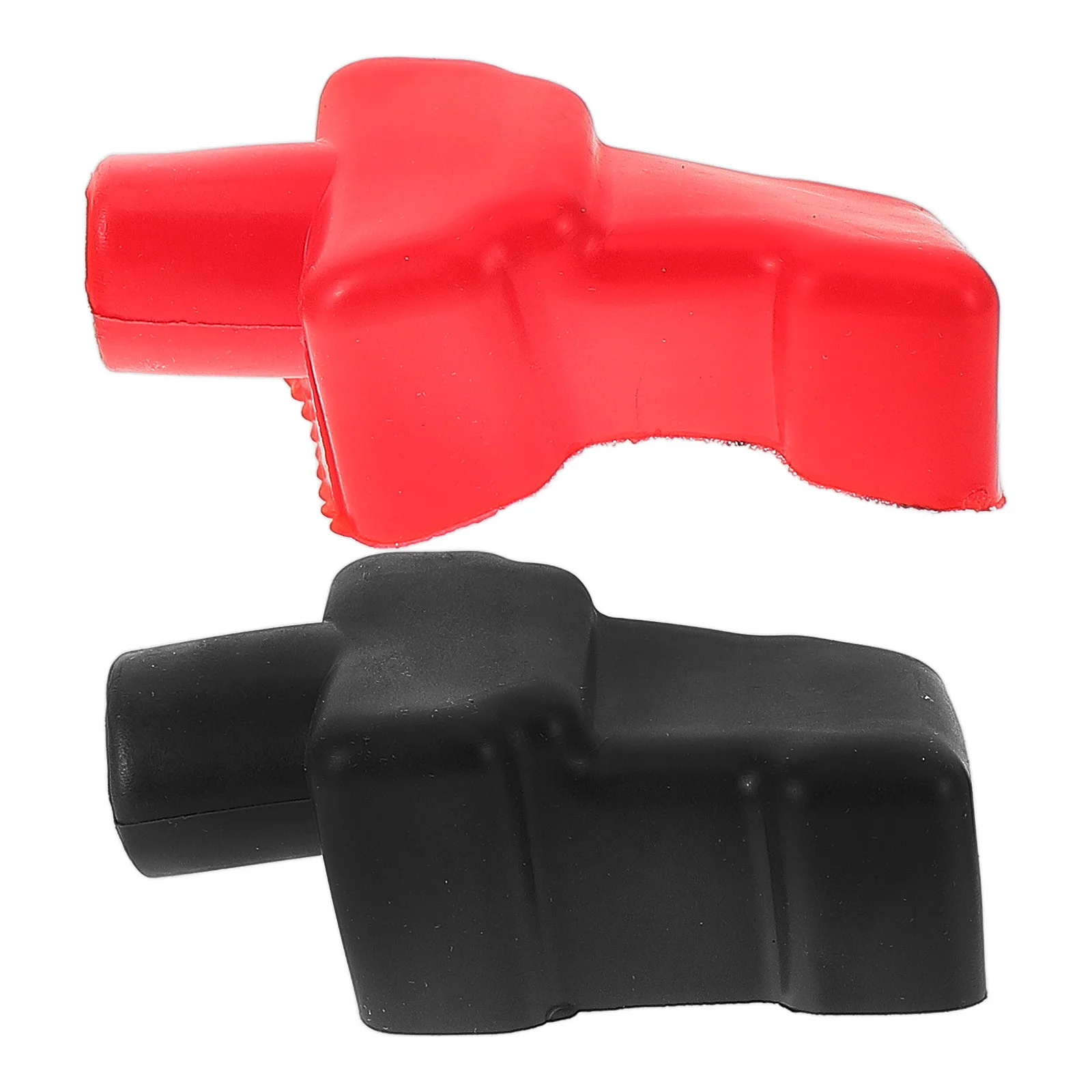

2pcs Terminal Protective Covers Insulation Caps Auto Truck Marine Vehicle Car Energy Storage Cell Terminals High Temp
