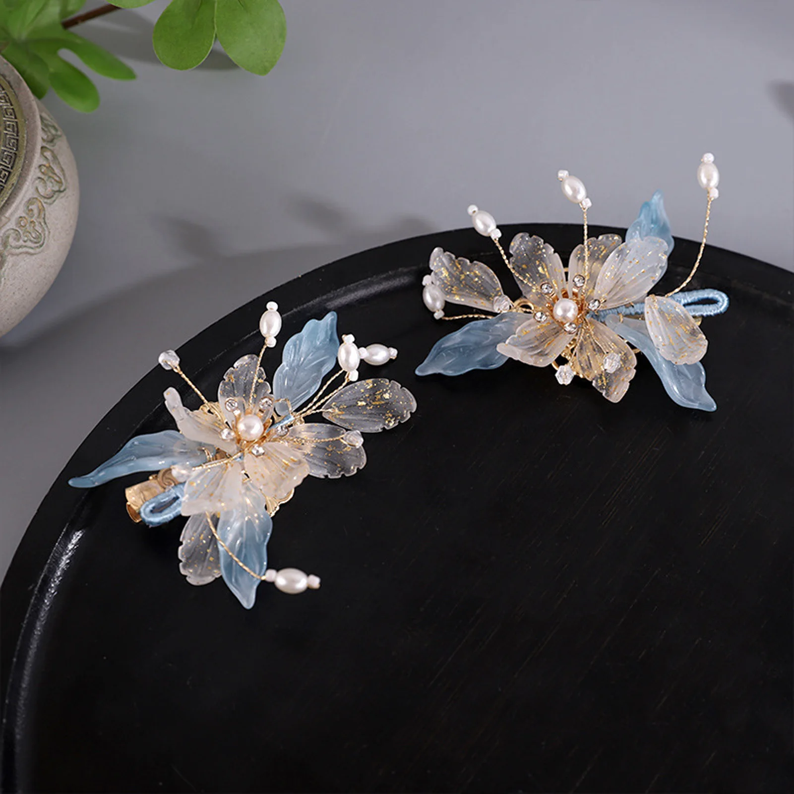 

Ancient Hairpin Hair Clip Sets Long Tassel Vintage Pearl Hair Clips Wedding Hair Accessories Retro Hanfu Jewelry Headdress