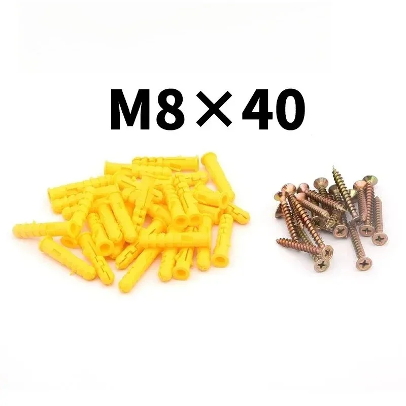 10/40 Sets M6 M8 Heavy Duty Trockenbau-Ankerschrauben-Sortiment-Set, Verbindungselemente aus verzinktem Stahl, Heimrenovierung, Bauprojekte – Detail 3