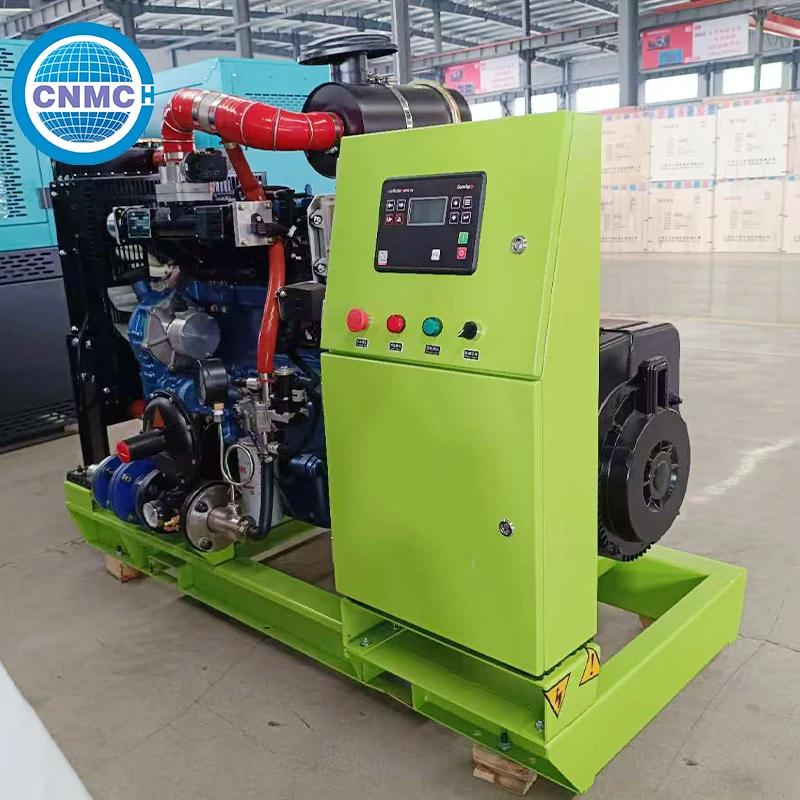 Open Frame Gas Power Generator 50kw 100kw 200 kw 300kw Weichai Low Noise Generator Backup Power Gas Generator CE EPA Certified