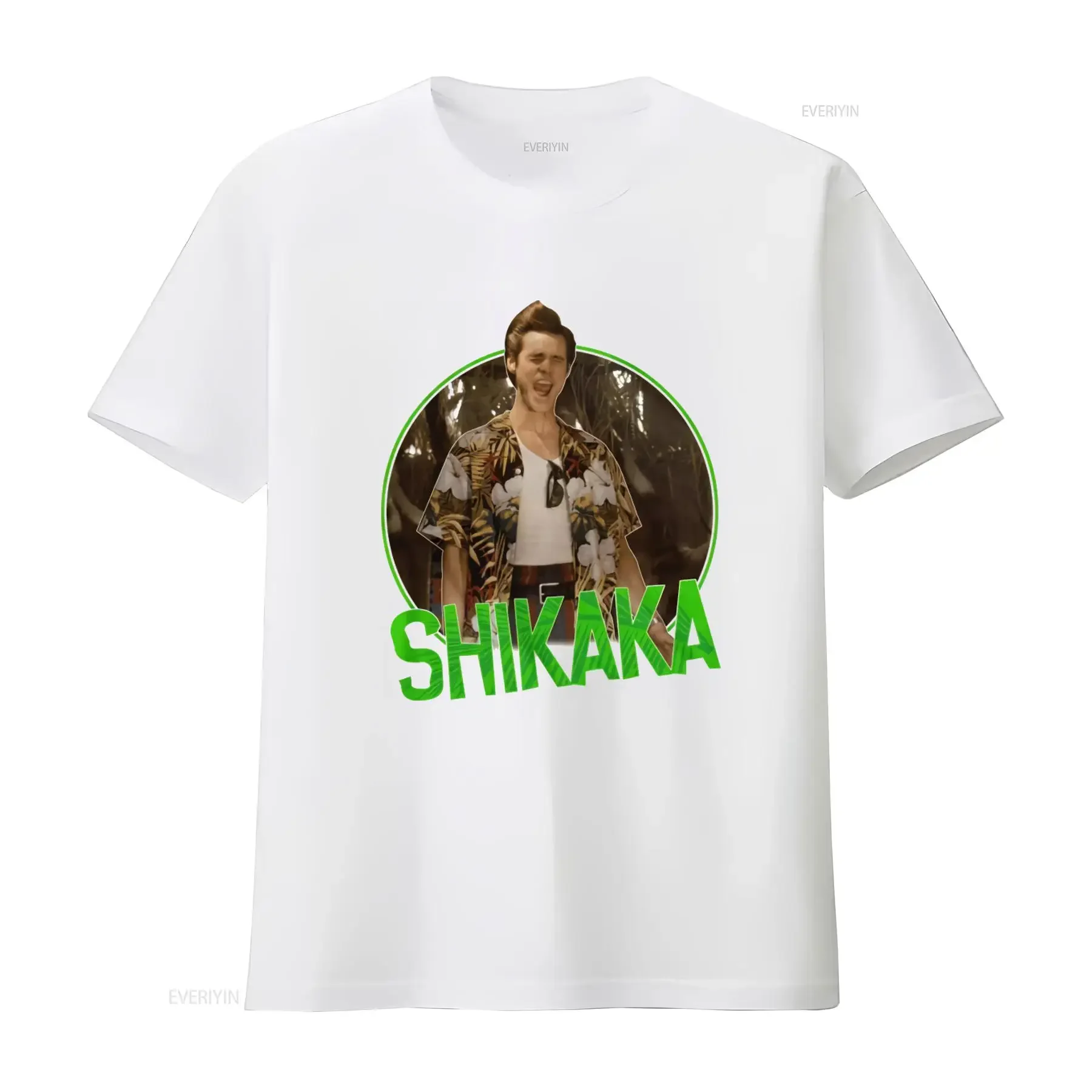 Ace Ventura Shikaka Natural Adult T Shirt Unique Print Comfortable Fabric Perfect for Fans vintage Washed Stretched Stylish - view 3