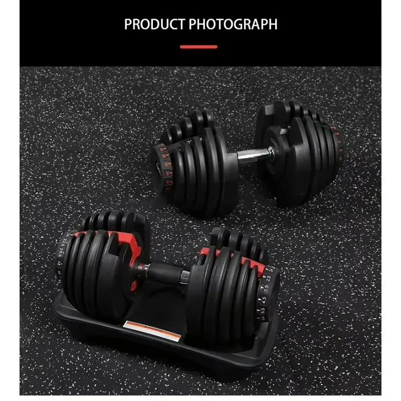 

32kg Adjustable Dumbbells Heavy Duty Professional Grade Home Gym Equipment for Strength Training and Muscle Building Durable