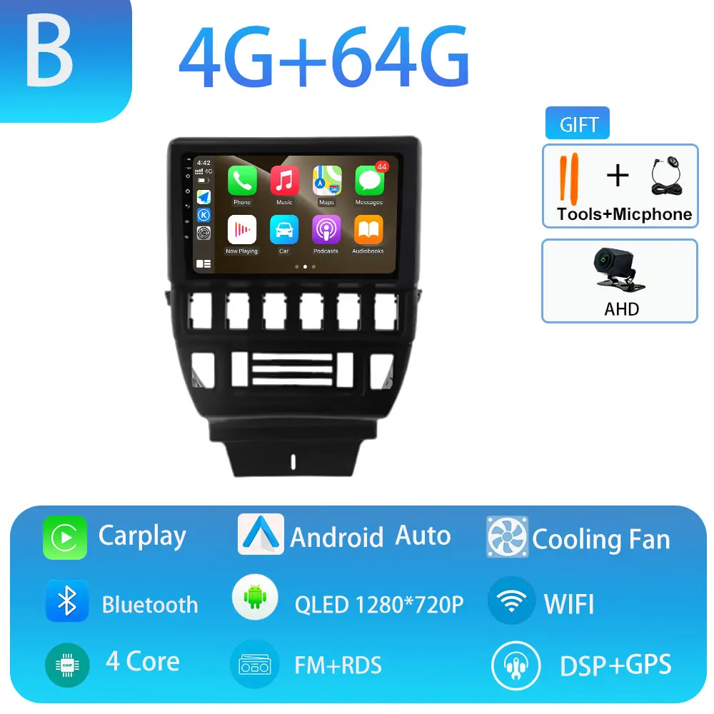 Voor LADA Niva 1993-2020 Android 15 Auto Speler Centrale GPS Navigatie Multimedia Draadloze Carplay Stereo Scherm 4G BT Head Unit