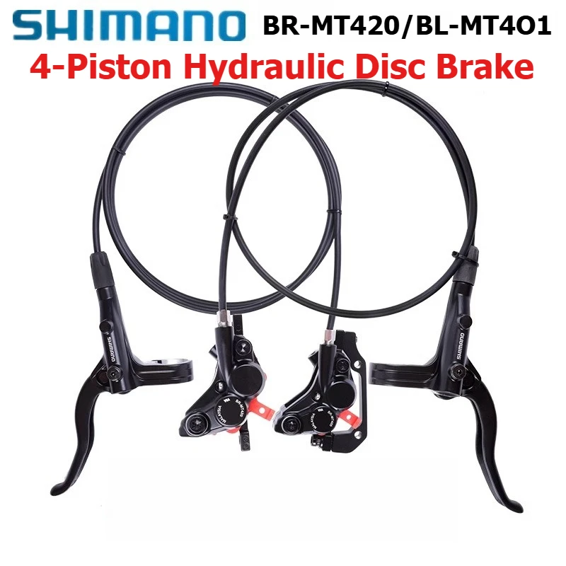 

Гидравлический дисковый тормоз Shimano BR-MT420 BL-MT401 с 4-поршневым суппортом для горных велосипедов