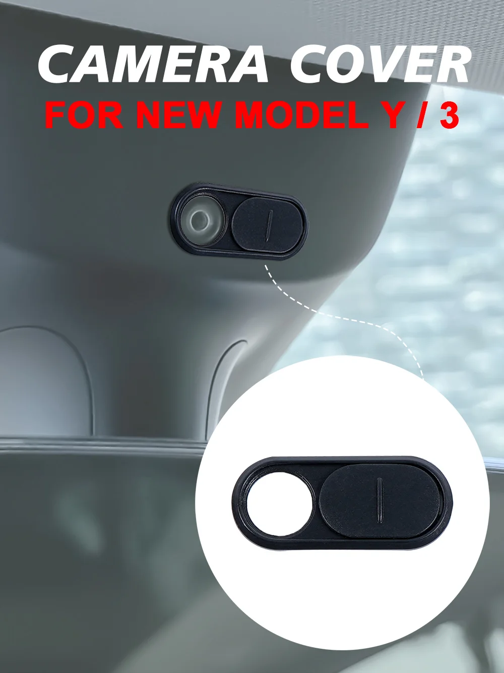 TESY Kameraabdeckung für Tesla Model 3 YL Y Juniper Launch Webcam-Schieber Sichtschutz Kompatibel mit PC Laptop iPad – Detail 10