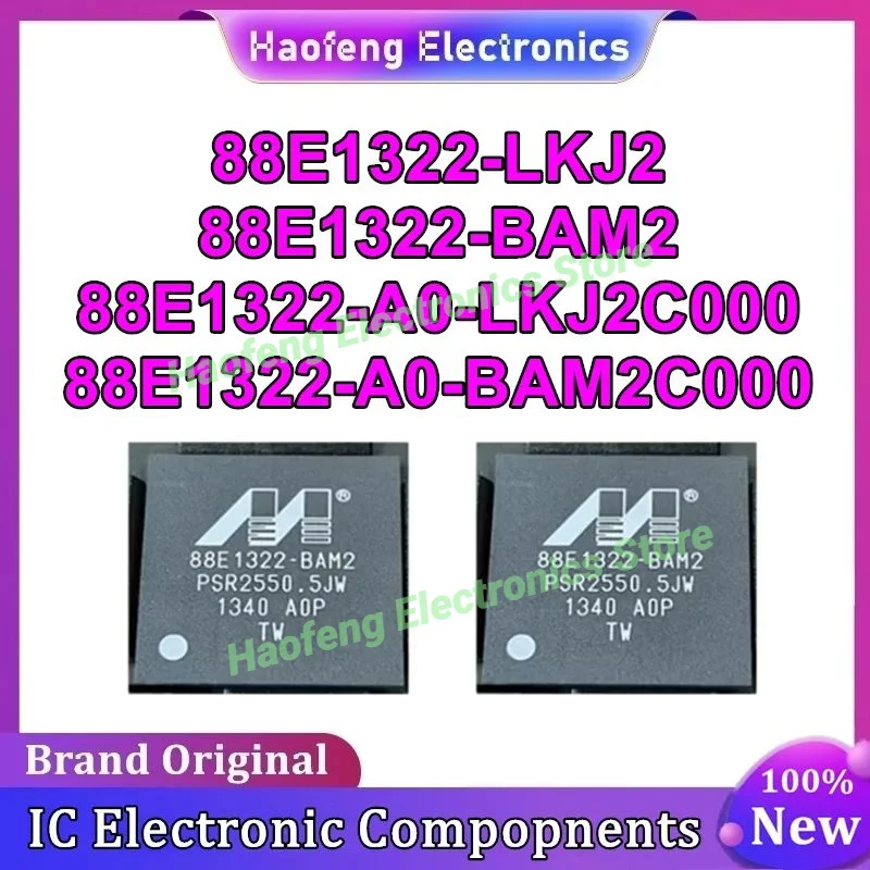 

88E1322-BAM2 88E1322-A0-BAM2C000 88E1322-LKJ2 88E1322-A0-LKJ2C000 Микросхема BGA на складе