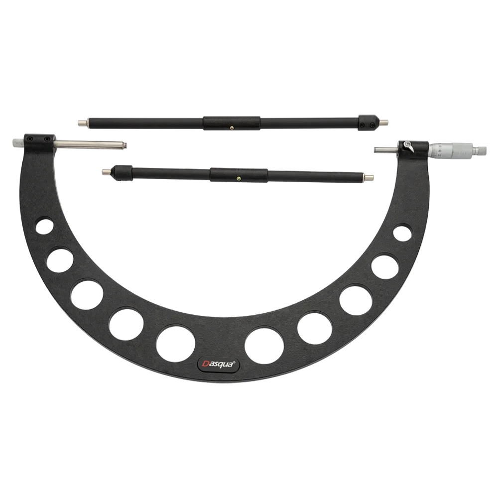 

400-500 mm Outside Micrometer With Adjustable Anvils Satin Chrome