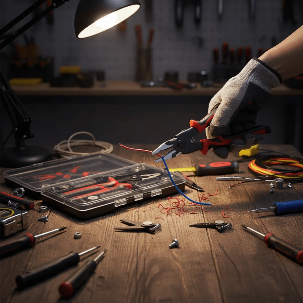 

Набор многофункциональных плоскогубцев 5-в-1 со сменными головками, набор металлических строительных плоскогубцев, многофункциональный