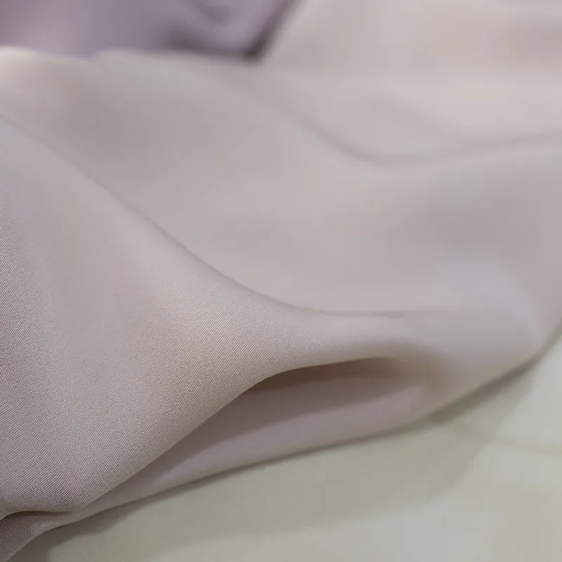 Solid Color Matte Heavy Crepe Heavy Silk Fabric Silk 140 Wide 30 Momme Multi-Color Silk Fabric