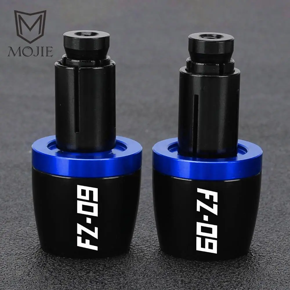 For Yamaha FZ-09 FZ 09 FZ09 2014-2018 2019 2020 2021 2022 2023 Universal Handlebar Grips Bar Ends Cap Counterweight Plug Slide